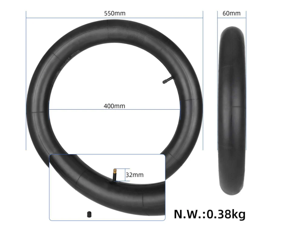 Ridstar/YVY E-bike 20*4.0 inner tube - Image 3