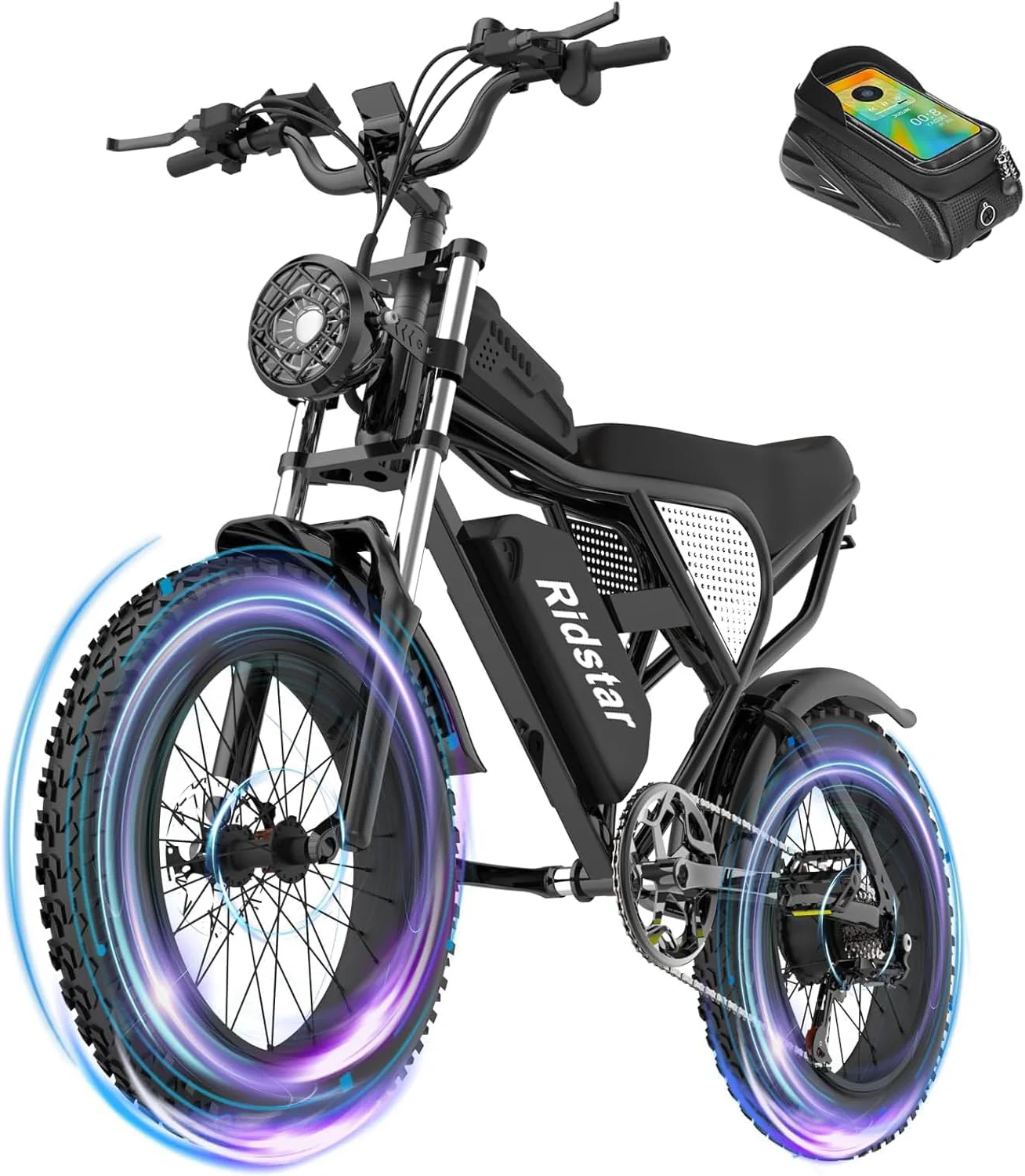 Ridstar Q20 1500W 48V 20AH Fat Tire Ebike - Image 12