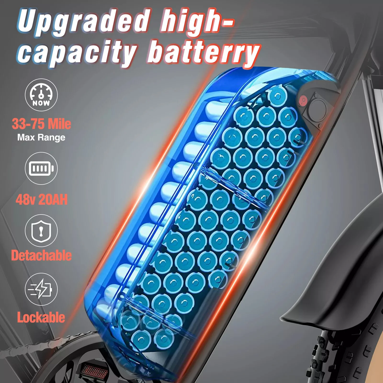 Ridstar Q20Luxe 1500W Fat Tire Electric Bike for Adults - Image 4
