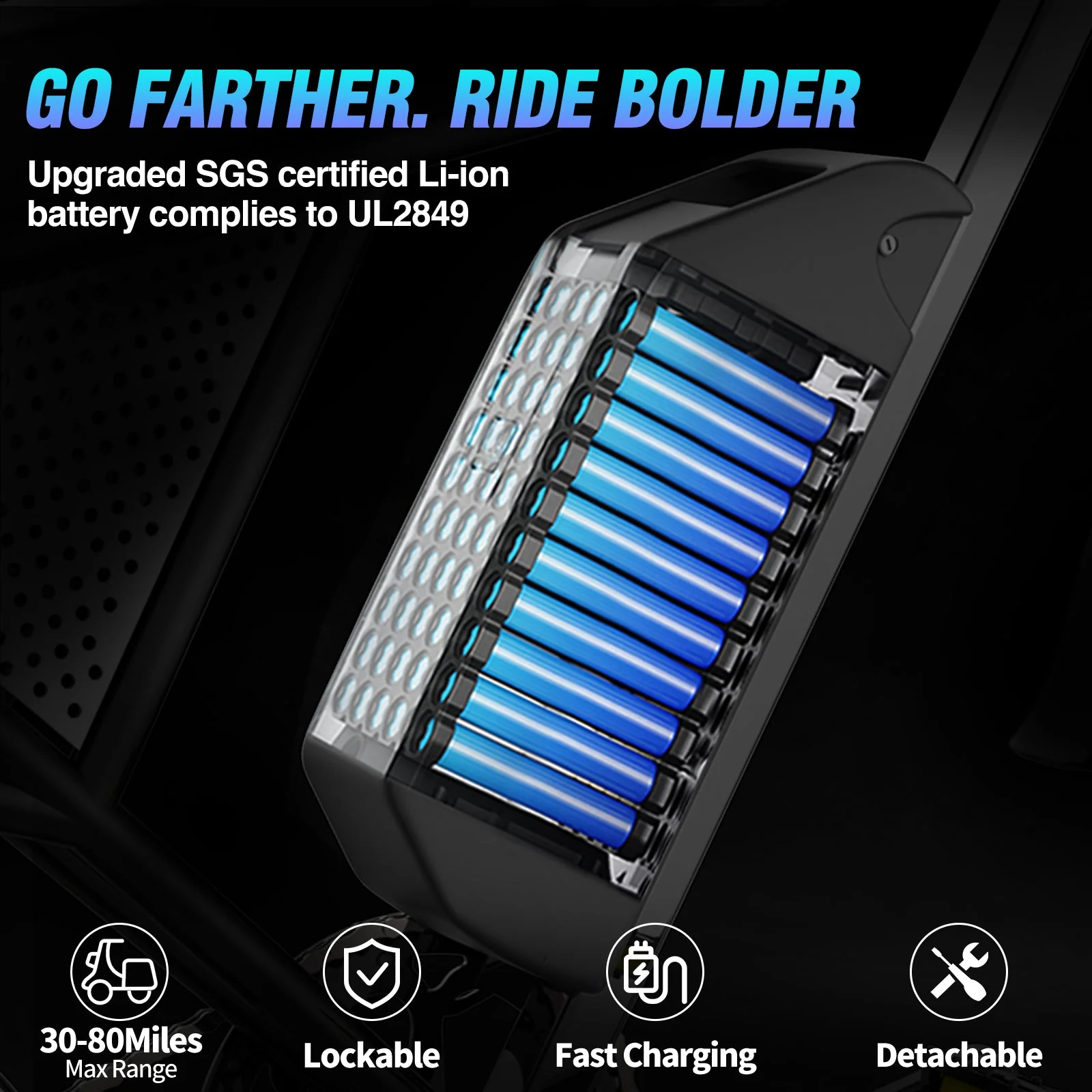 【US Stock】YVY K20 1500W Fat Tire Electric Bikes - Image 8